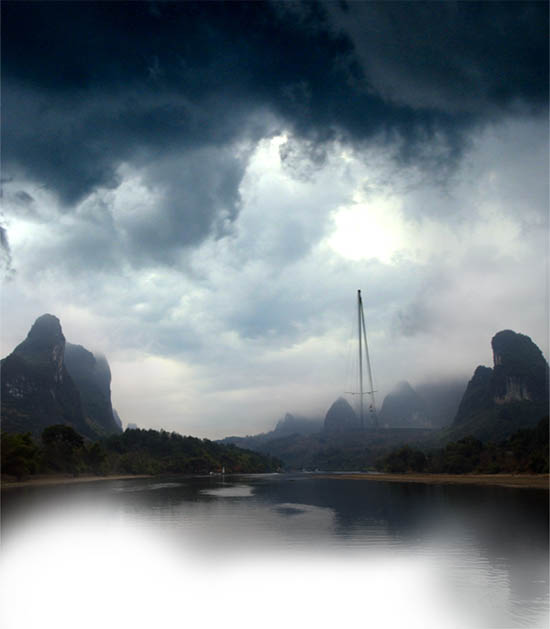 photoshop 经典合成神秘的古龙堡