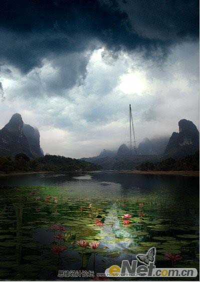 photoshop 经典合成神秘的古龙堡