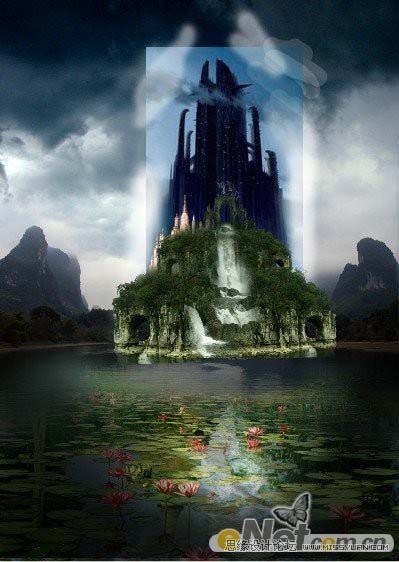 photoshop 经典合成神秘的古龙堡