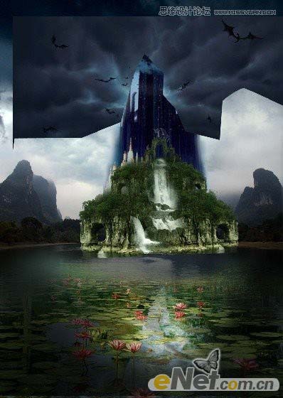 photoshop 经典合成神秘的古龙堡