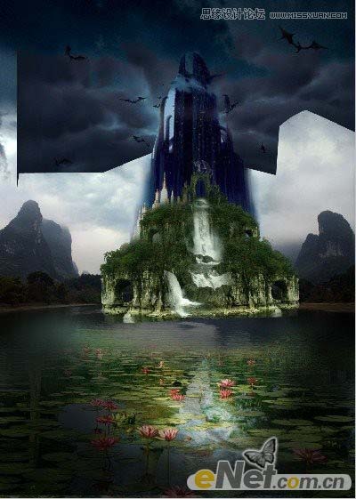 photoshop 经典合成神秘的古龙堡