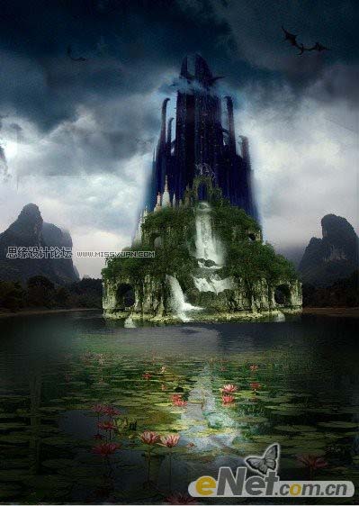 photoshop 经典合成神秘的古龙堡