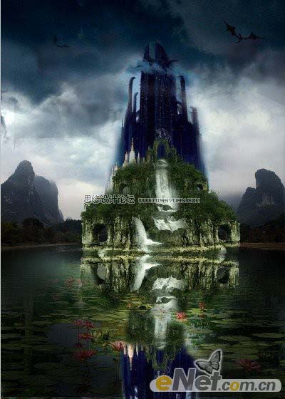 photoshop 经典合成神秘的古龙堡