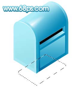 Photoshop 逼真的立体邮箱