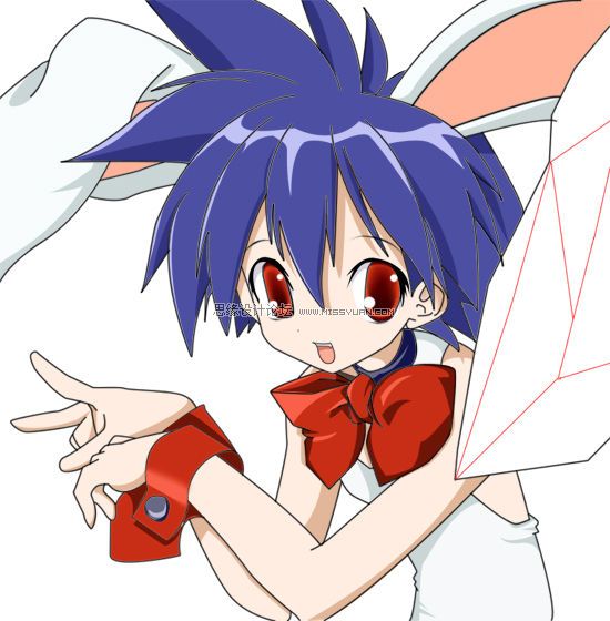 photoshop 鼠绘可爱的动漫女孩