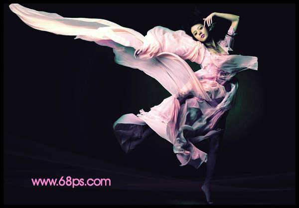 Photoshop 魔幻的舞者照片