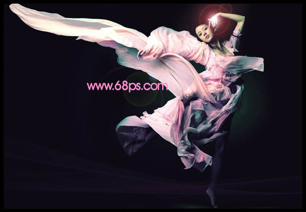 Photoshop 魔幻的舞者照片