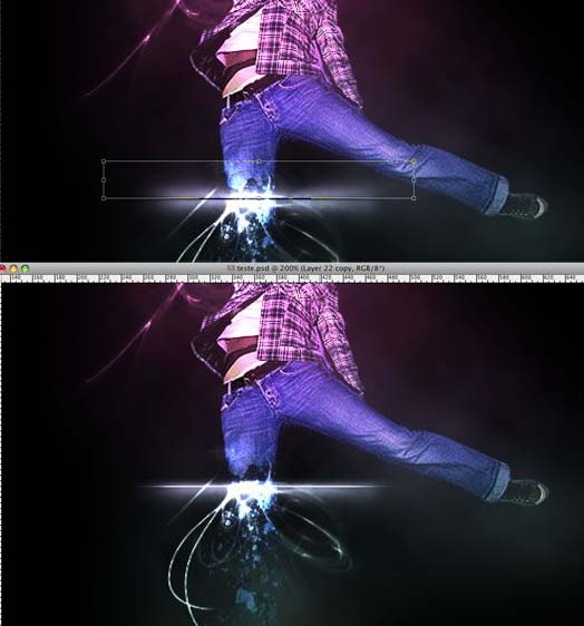 Photoshop 绚丽的真人潮流插画