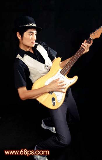 Photoshop 打造高清的阳光吉他手