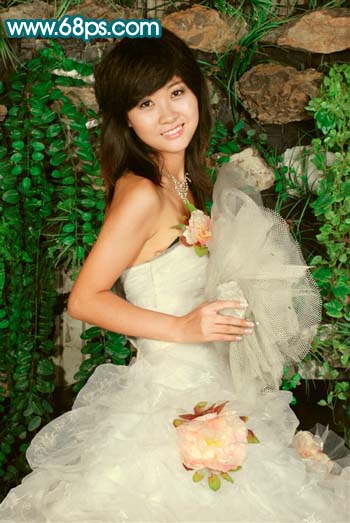 Photoshop 调出外景人像红润的肤色