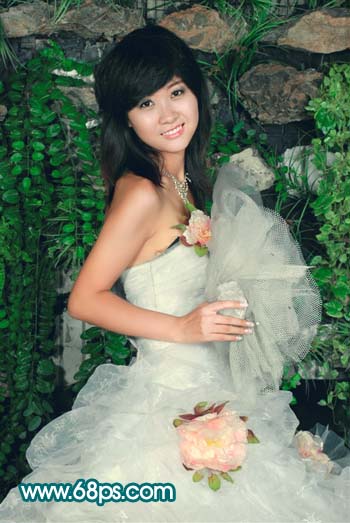 Photoshop 调出外景人像红润的肤色