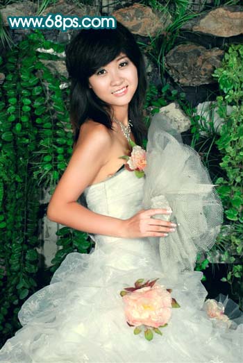 Photoshop 调出外景人像红润的肤色