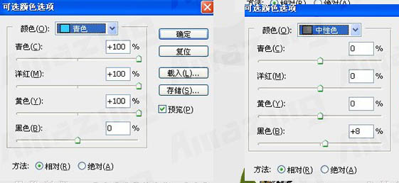Photoshop 打造清晰的青黄色摩天轮