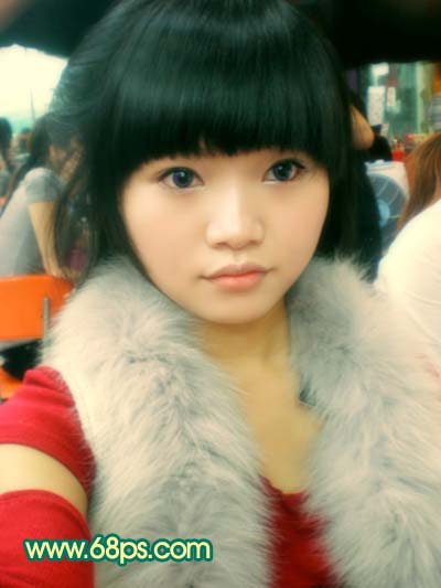 Photoshop 调出人物橙红色质感肤色