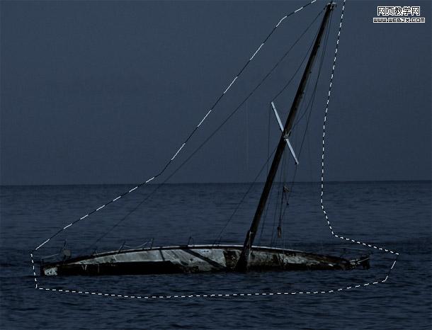 photoshop 合成科幻的洪水淹没地球