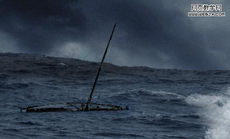 photoshop 合成科幻的洪水淹没地球