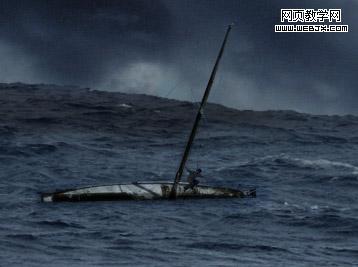 photoshop 合成科幻的洪水淹没地球