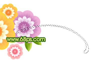 Photoshop 非常漂亮的卡通小花朵