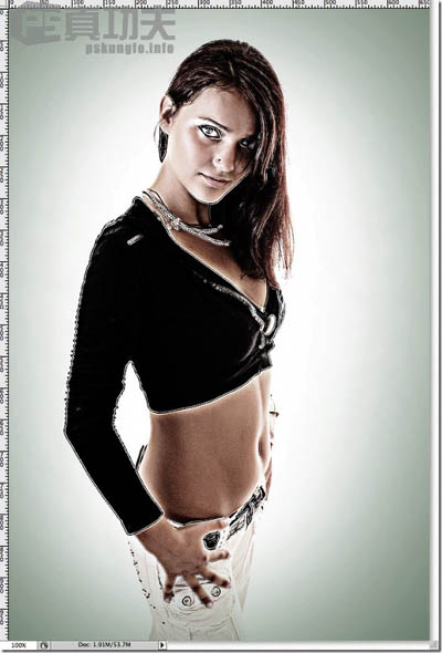 Photoshop 打造绚丽的个性的潮流插画