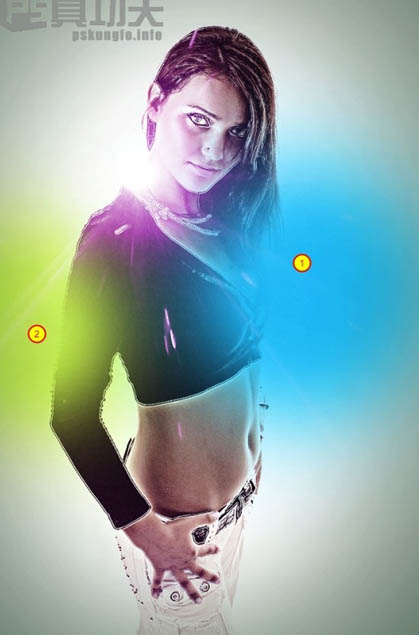 Photoshop 打造绚丽的个性的潮流插画