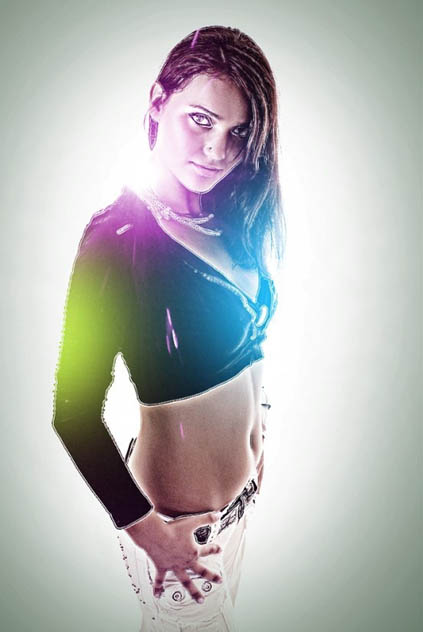 Photoshop 打造绚丽的个性的潮流插画