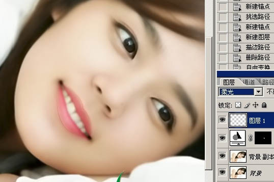 Photoshop 漂亮的明星转手绘效果