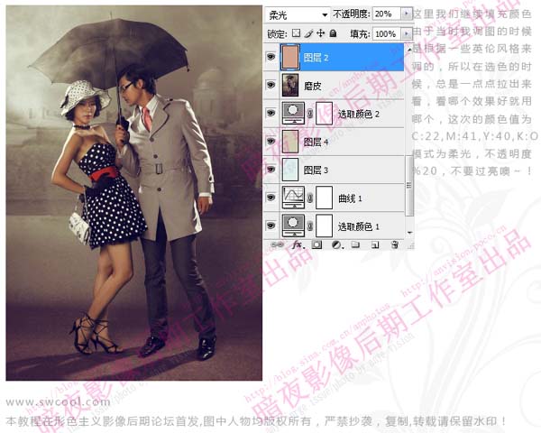 Photoshop 调出照片暗黄的复古色