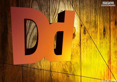 Photoshop 颓废的红色立体字制作