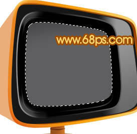 Photoshop 一台复古的黑白电视机