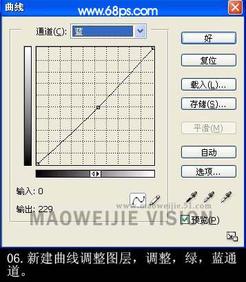 Photoshop 淡绿色的古典婚片处理方法