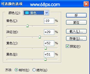 Photoshop 淡绿色的古典婚片处理方法