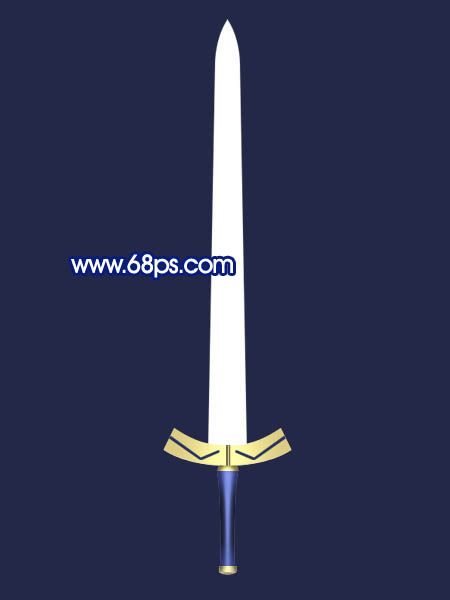 Photoshop 打造一把锋利的青铜剑