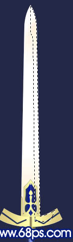 Photoshop 打造一把锋利的青铜剑