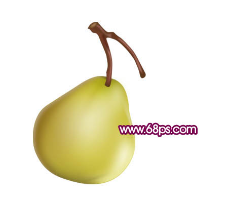 Photoshop 实现漂亮的水晶鸭梨