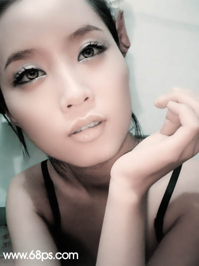 photoshop 严重偏色照片淡红的中性色修复