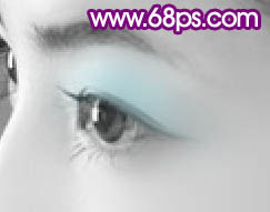 Photoshop 调出人物照片纯美的紫色调