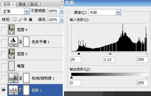 Photoshop 外景人物照片柔和的中性色