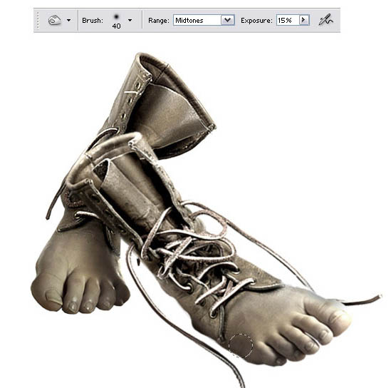 photoshop 合成电锯惊魂恐怖片的宣传海报