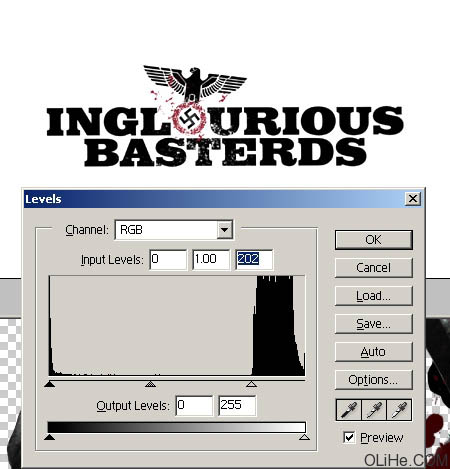 Photoshop 个性的黑白颓废签名效果制作方法