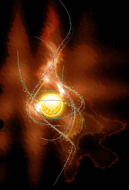 Photoshop 滤镜及路径实现漂亮的火焰效果