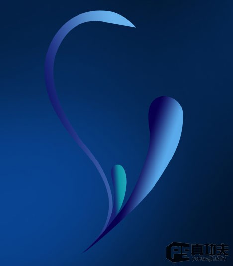 Photoshop 蓝色梦幻的潮流壁纸制作