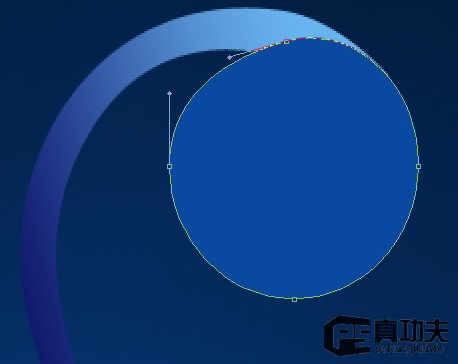 Photoshop 蓝色梦幻的潮流壁纸制作