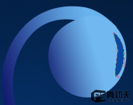 Photoshop 蓝色梦幻的潮流壁纸制作