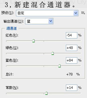 Photoshop 打造浪漫的蓝黄色照片