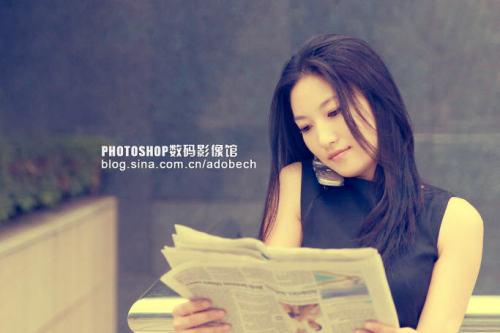 photoshop 简单三步冷色图片打造成柔美的暖色照片