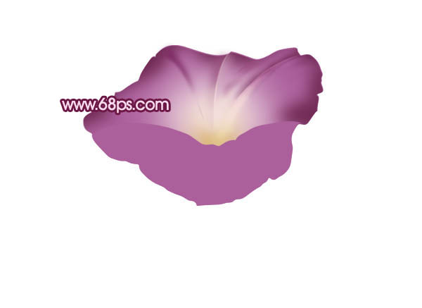 Photoshop 一朵漂亮的喇叭花