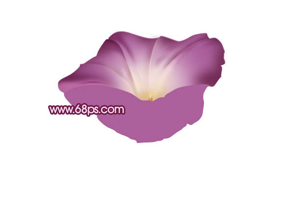 Photoshop 一朵漂亮的喇叭花
