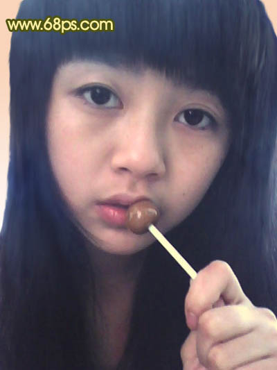 Photoshop 制作柔美的暖色手机图片