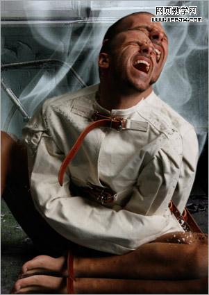 photoshop 合成狂人的呐喊