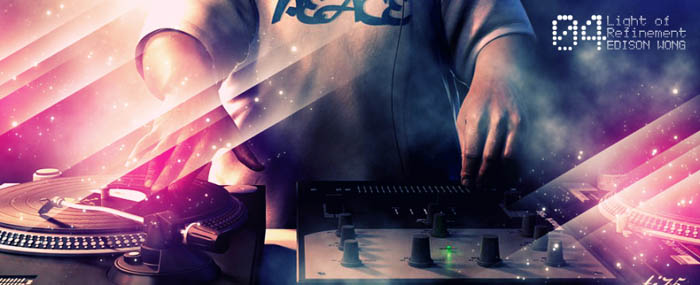 Photoshop 照片加上绚丽的潮流光束